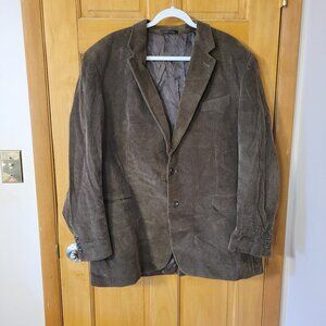 Vintage Lauren Ralph Lauren Courderoy Mens Sport Coat Jacket size 46L classic